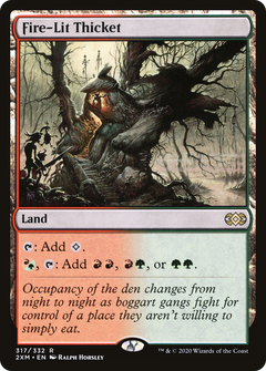 Fire-Lit Thicket - Foil