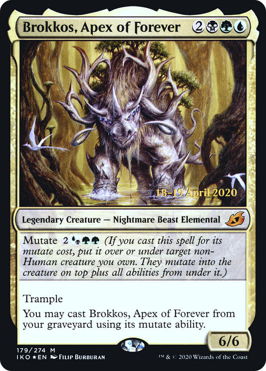 Brokkos, Apex of Forever (179) (Prerelease) - Foil