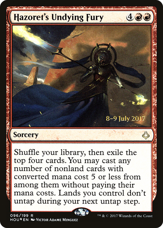 Hazoret's Undying Fury (096) (Prerelease) - Foil