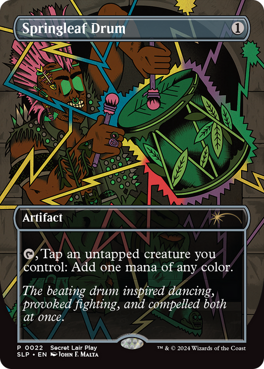Springleaf Drum (0022) (Borderless) - Foil