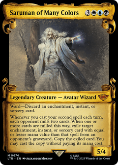 Saruman of Many Colors (0674) (Showcase) - Silver Foil