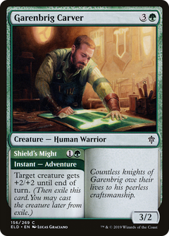 Garenbrig Carver // Shield's Might - Foil