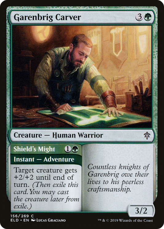 Garenbrig Carver // Shield's Might - Foil