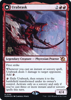 Urabrask // The Great Work (0169) (Prerelease) (PMOM) - Foil