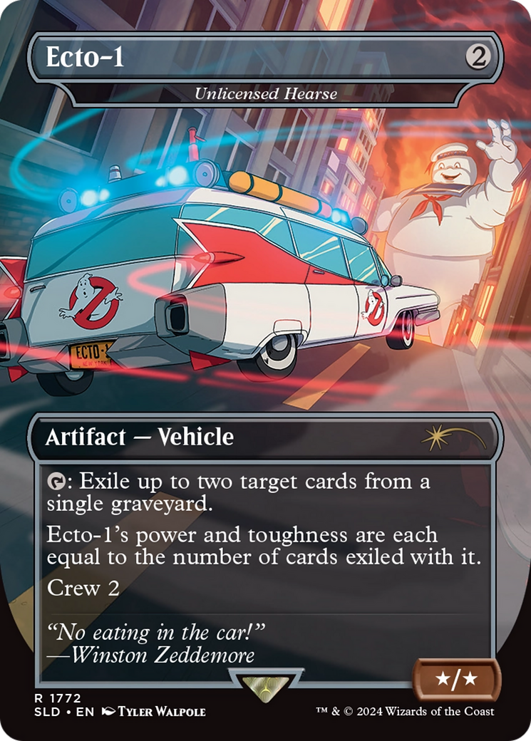 Ecto-1 [Unlicensed Hearse] (1772) (Borderless)