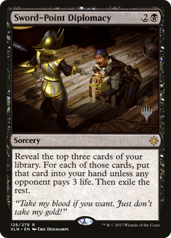 Sword-Point Diplomacy (126) (Promo Pack) - Foil