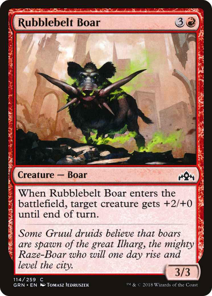 Rubblebelt Boar - Foil