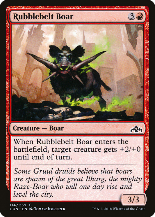Rubblebelt Boar - Foil