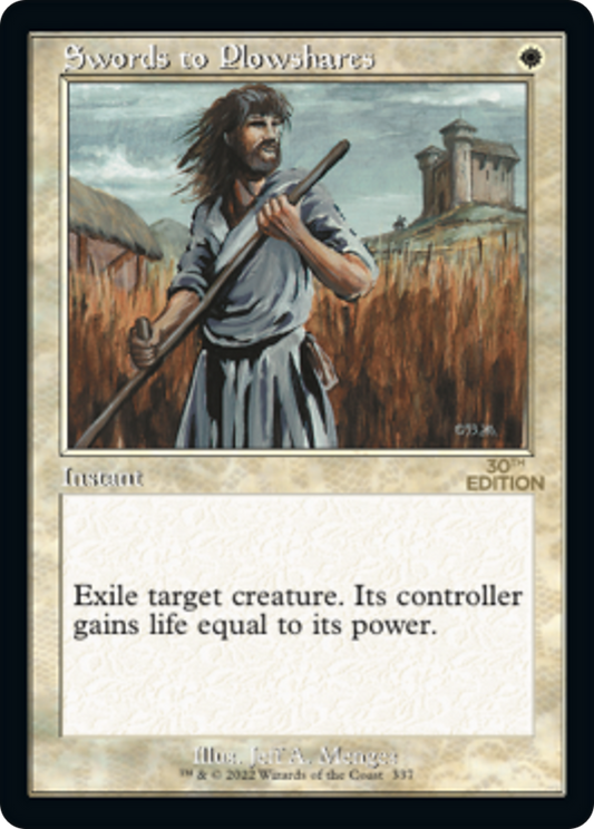 Swords to Plowshares (Retro Frame)