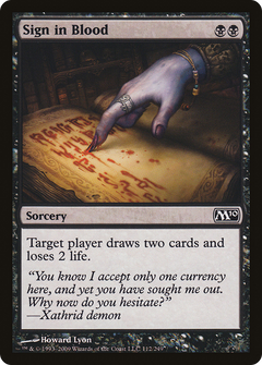Sign in Blood - Foil