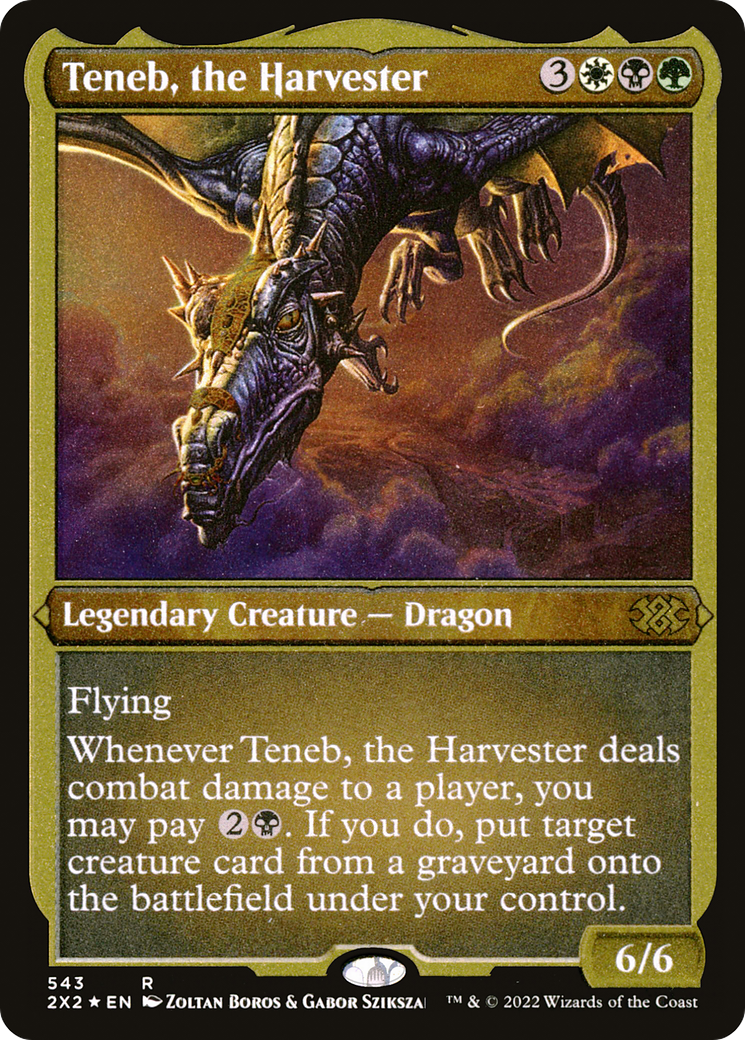 Teneb, the Harvester - Foil Etched