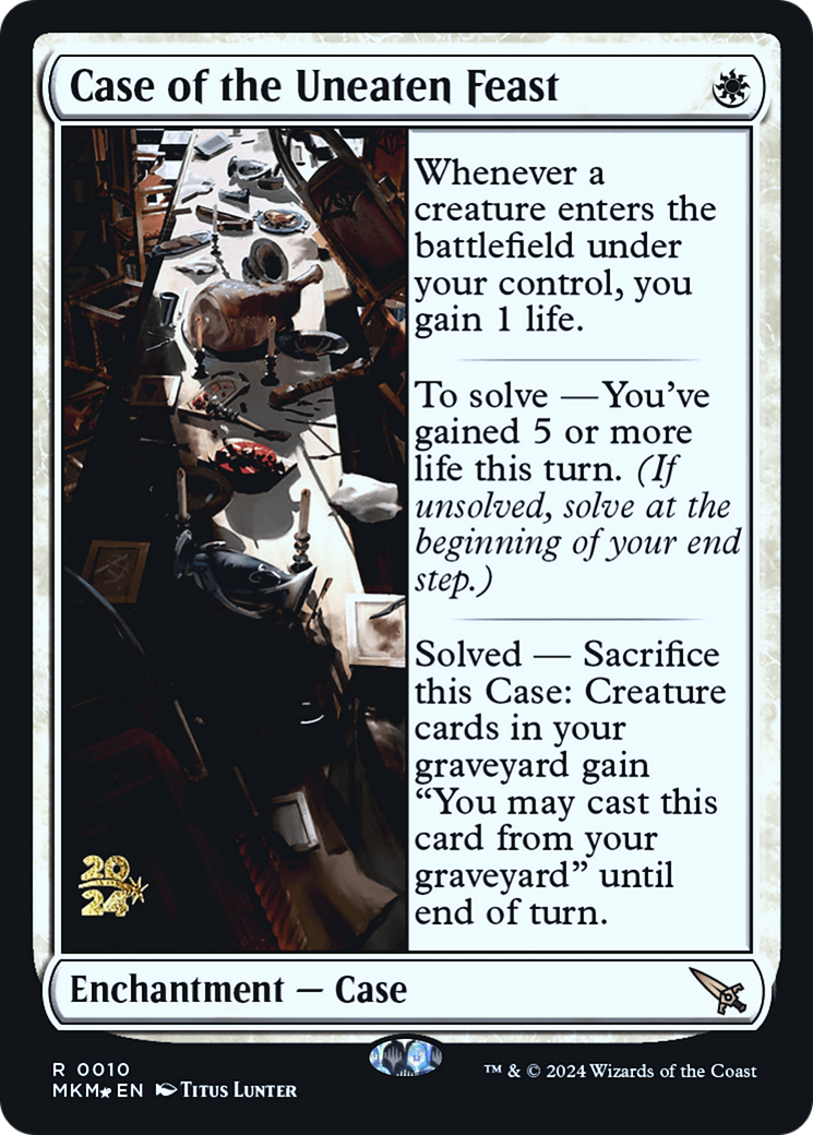Case of the Uneaten Feast (0010) (Prerelease) - Foil