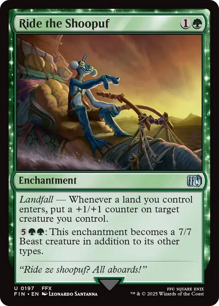 Ride the Shoopuf - Foil