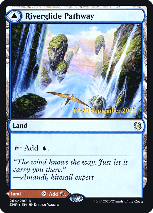 Riverglide Pathway // Lavaglide Pathway (264) (Prerelease) (PZNR) - Foil