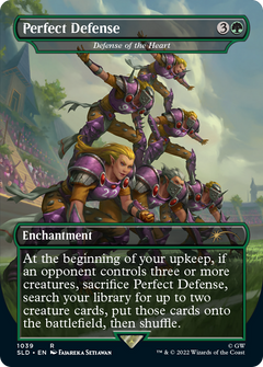 Perfect Defense [Defense of the Heart] (1039) (Borderless) - Foil