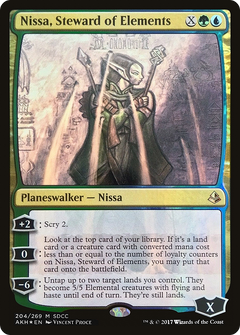 Nissa, Steward of Elements (204) (2017) (SDCC) - Foil