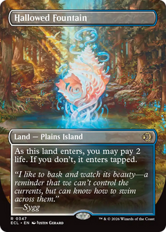 Hallowed Fountain (0347) (Borderless) - Foil ecl
