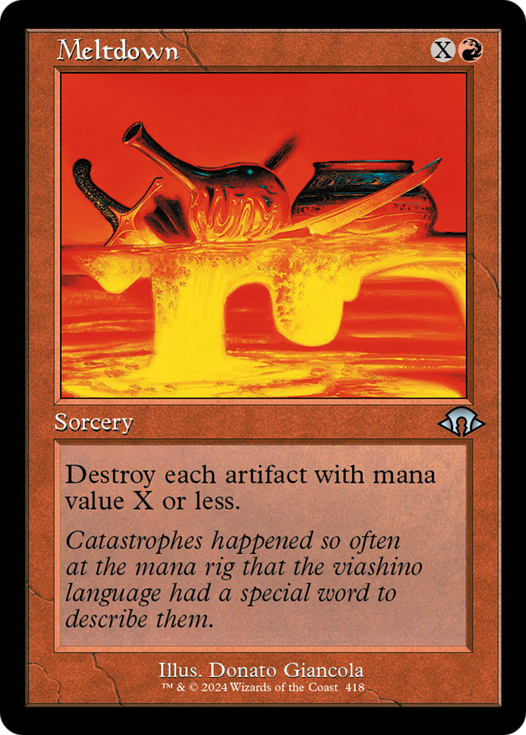 Meltdown (0418) (Retro Frame) - Foil
