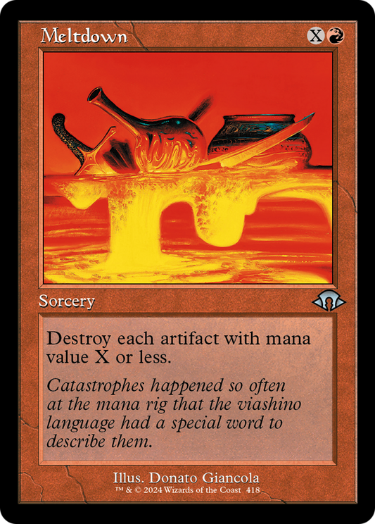Meltdown (0418) (Retro Frame) - Foil