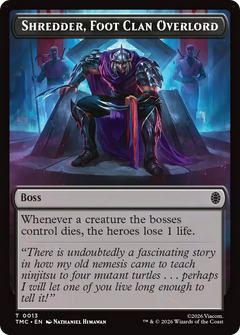 Shredder, Foot Clan Overlord Token (0013) (TTMC)