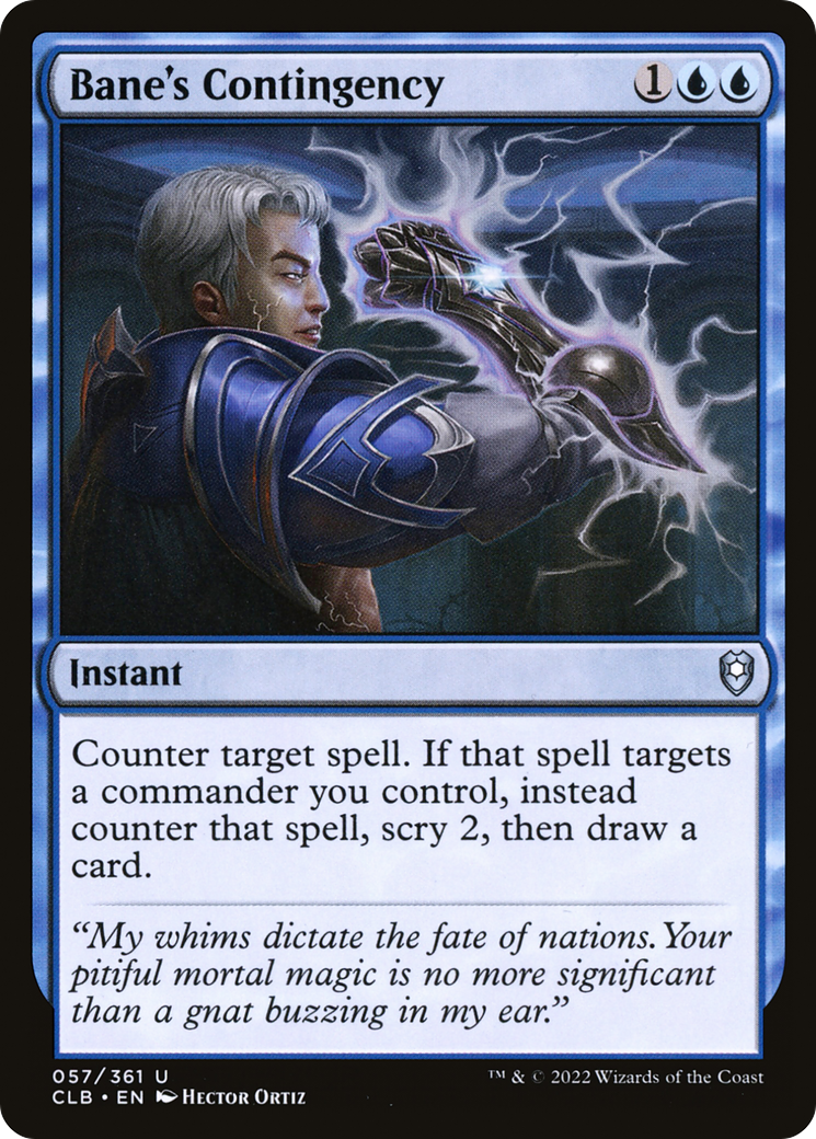 Bane's Contingency - Foil
