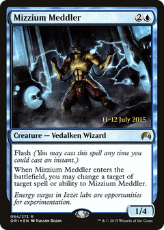 Mizzium Meddler (064) (Prerelease) - Foil