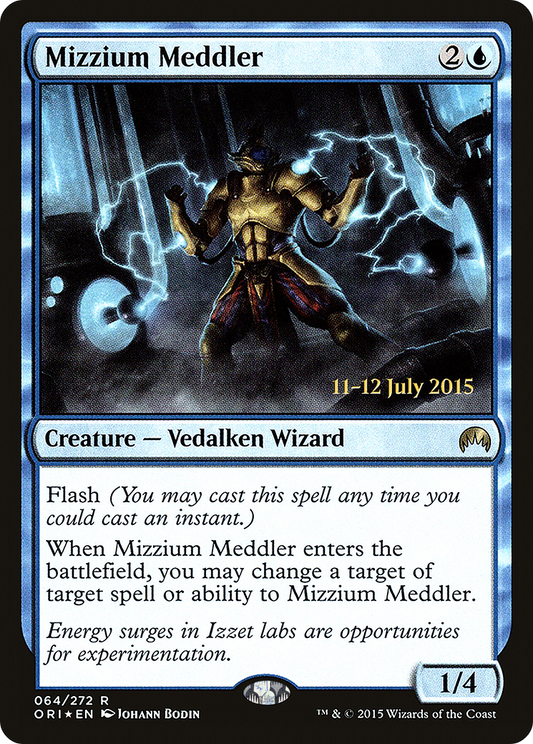 Mizzium Meddler (064) (Prerelease) - Foil