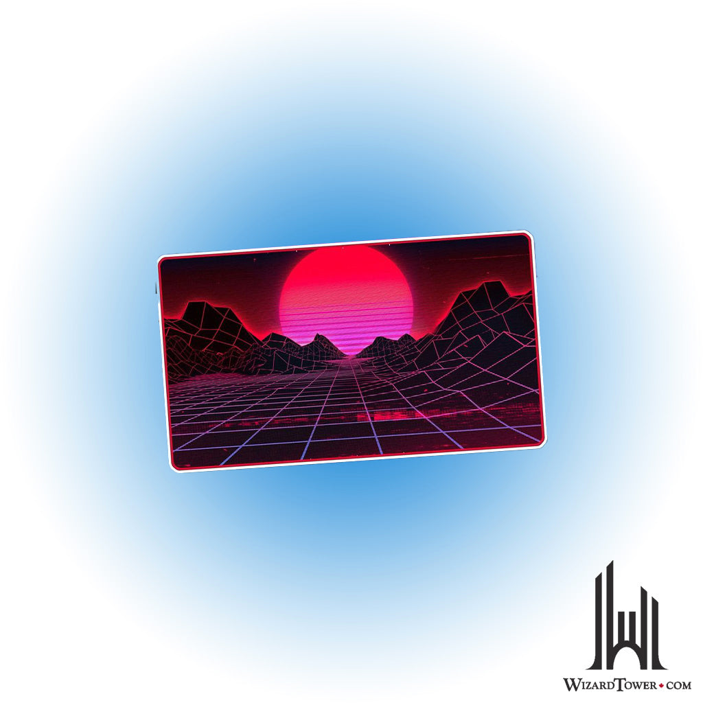 Playmat - Retrowave Mountain