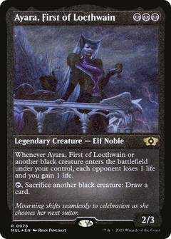 Ayara, First of Locthwain (0078) - Foil Etched