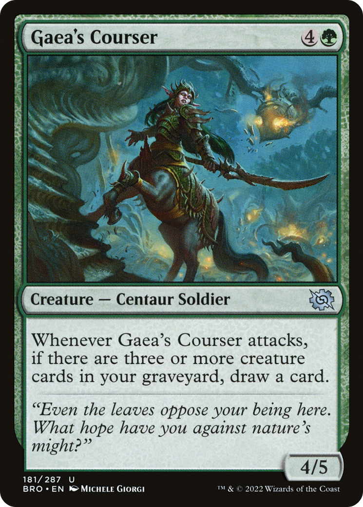 Gaea's Courser - Foil