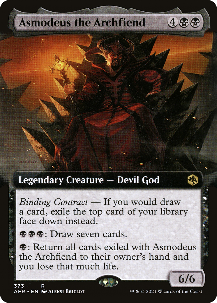 Asmodeus the Archfiend (373) (Extended Art)