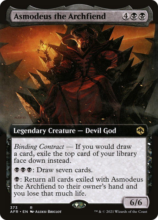 Asmodeus the Archfiend (373) (Extended Art) - Foil