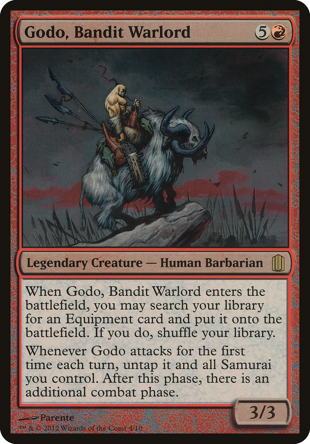 Godo, Bandit Warlord (Oversized) - Foil