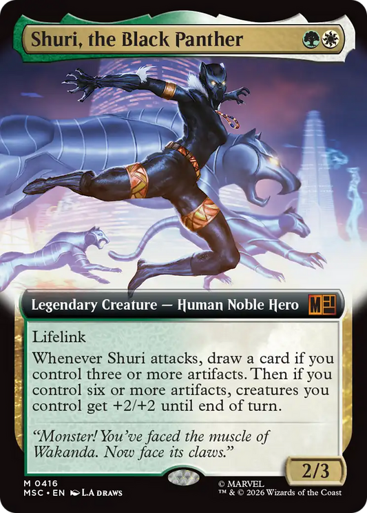 Shuri, the Black Panther (0416) (Extended Art) (MSC)