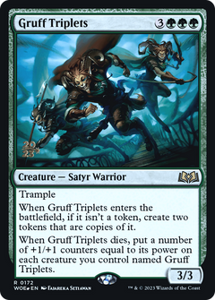 Gruff Triplets (0172) (Prerelease) - Foil