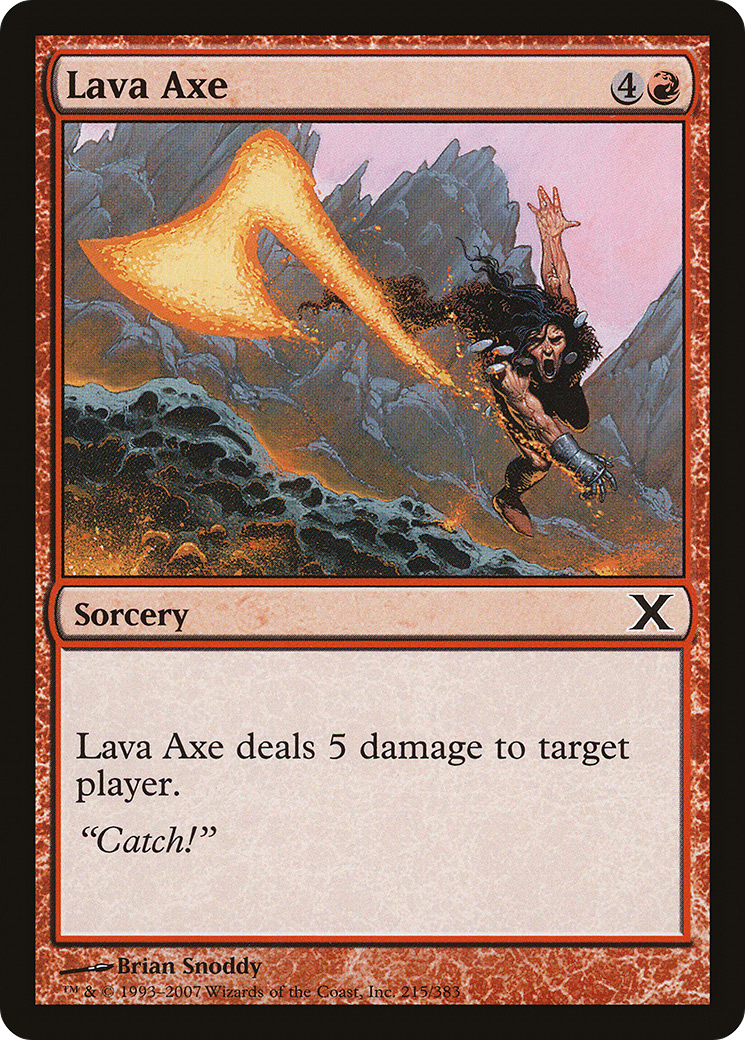 Lava Axe - Foil