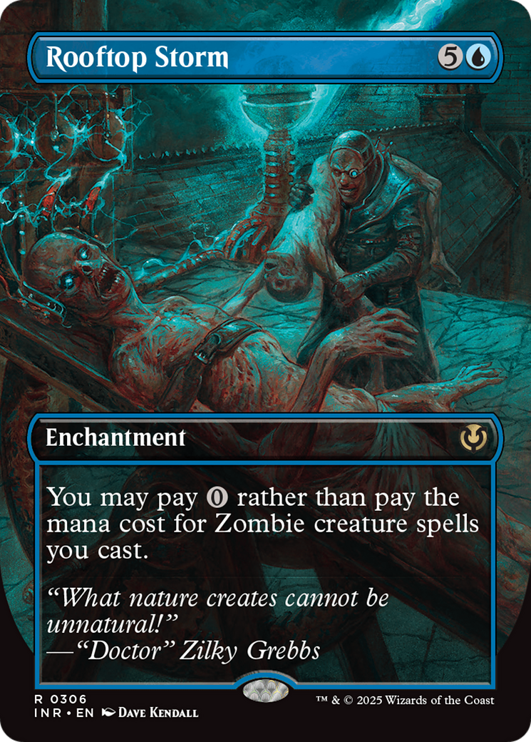Rooftop Storm (0306) (Borderless) - Foil
