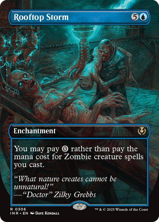 Rooftop Storm (0306) (Borderless) - Foil