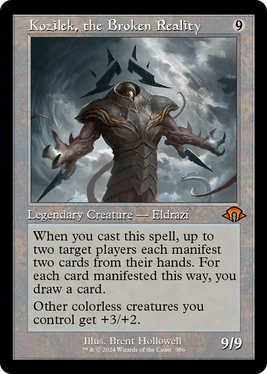 Kozilek, the Broken Reality (0386) (Retro Frame) - Foil