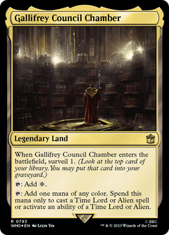 Gallifrey Council Chamber (0793) - Surge Foil