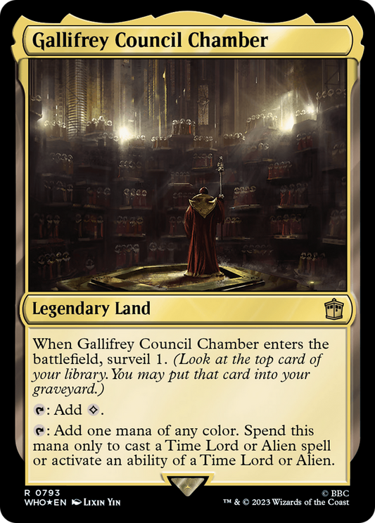 Gallifrey Council Chamber (0793) - Surge Foil