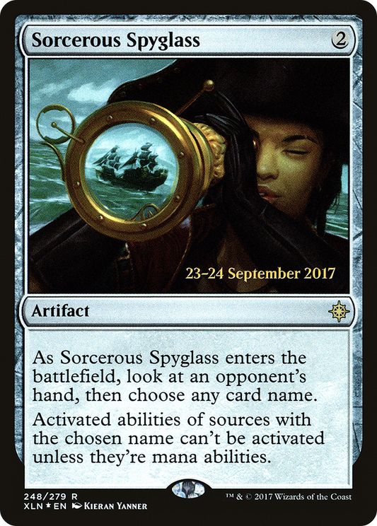 Sorcerous Spyglass (248) (Prerelease) - Foil
