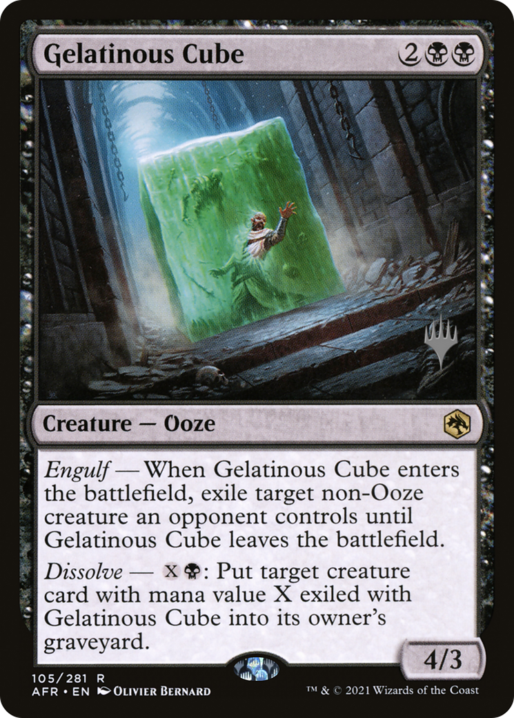 Gelatinous Cube (105) (Promo Pack) - Foil