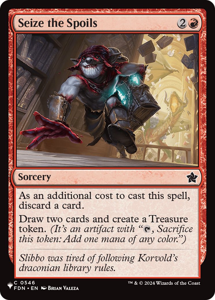 Seize the Spoils (FDN-546) (PLST)