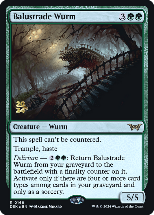 Balustrade Wurm (0168) (Prerelease) - Foil
