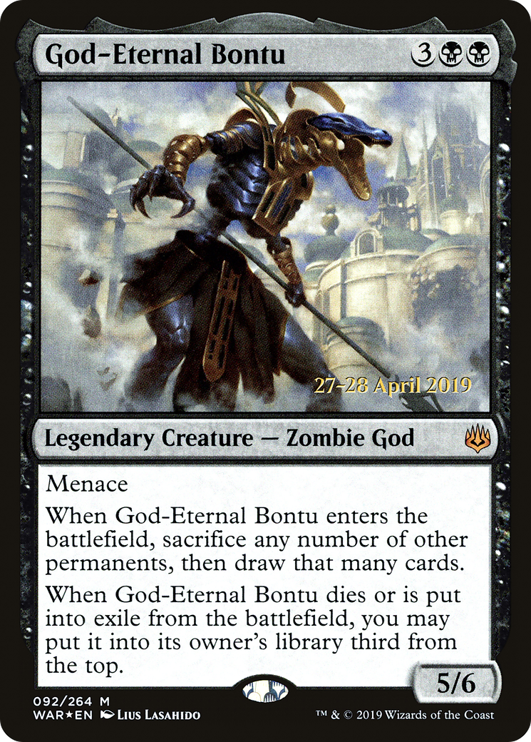 God-Eternal Bontu (092) (Prerelease) - Foil