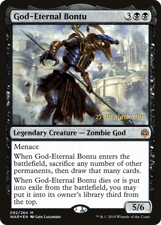 God-Eternal Bontu (092) (Prerelease) - Foil