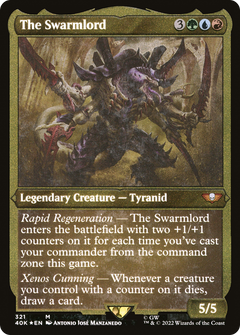 The Swarmlord (321) (Display Commander) (Thick Stock) - Foil Etched