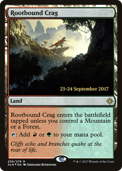 Rootbound Crag (256) (Prerelease) - Foil