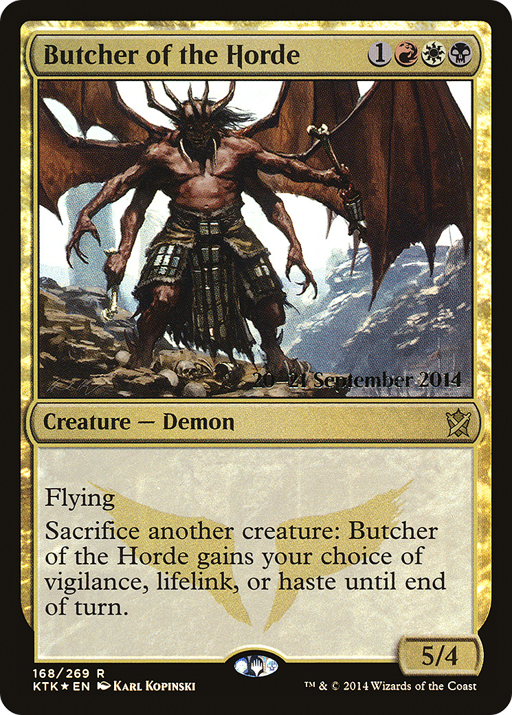 Butcher of the Horde Foil (168) (Prerelease) - Foil